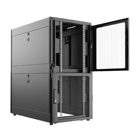 Multi-section cabinets for colocation